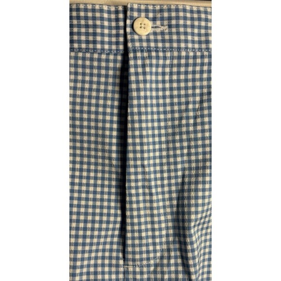 FOOTJOY FJ Blue Gingham Mens Golf Shorts W40 Check Stretch Pockets Lightweight - Picture 3 of 11